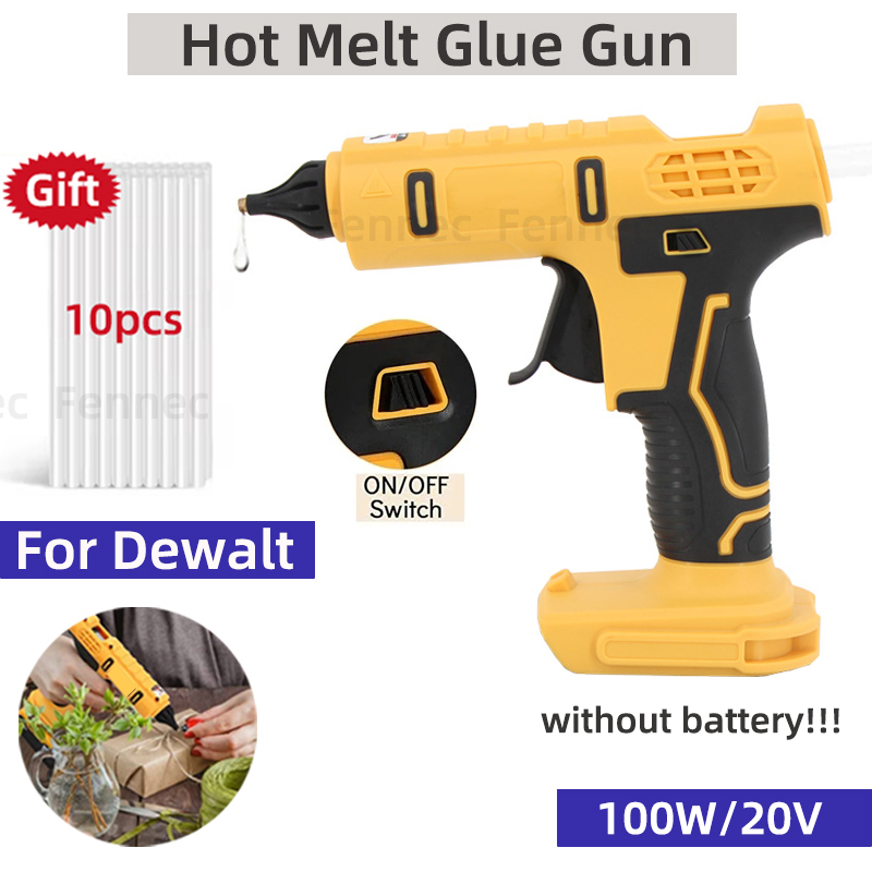 Hot Melt Glue Gun Cordless - Draadloos elektrisch handbediende hete lijmpistool Hot