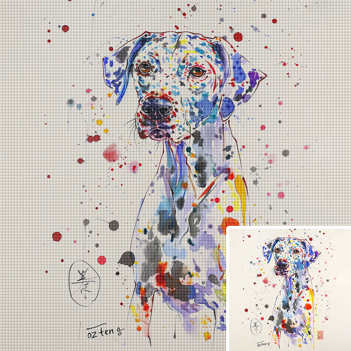 5D Diamond Painting Kit Full Drill - Gepersonaliseerde 5D Diamant Schilderij Kit -