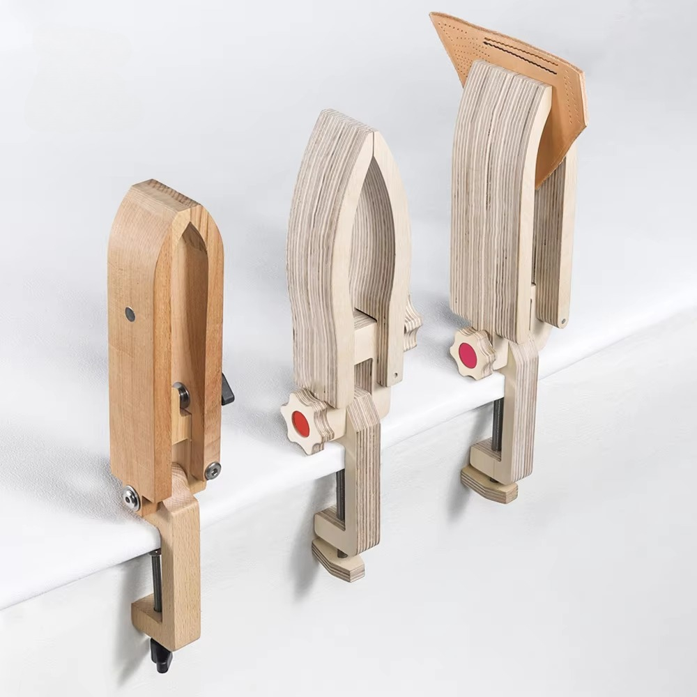 Leren tafelblad lederen veters - Craft Tools recensie en prijs