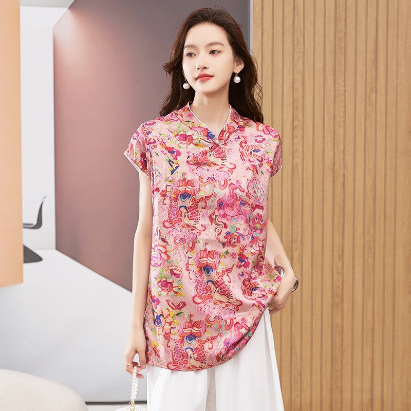 Damesblouse met korte mouwen,  - Beading recensie en prijs