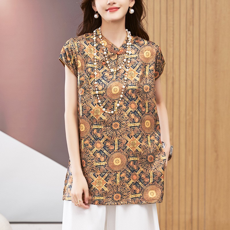 Damesblouse met korte mouwen,  - Beading recensie en prijs