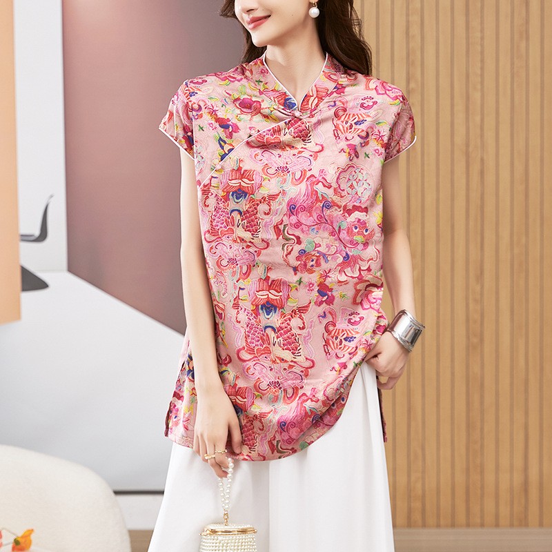 Damesblouse met korte mouwen,  - Beading recensie en prijs