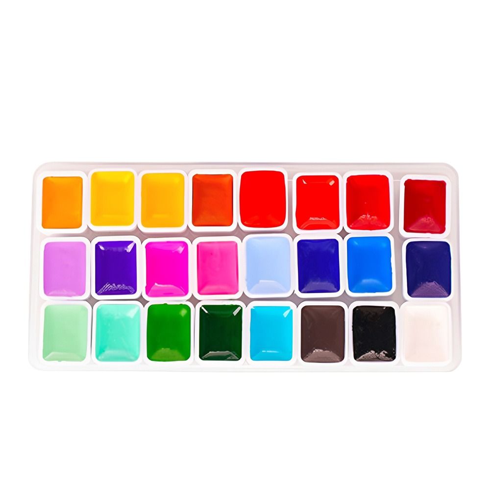 24 kleuren aquarelverfset 1 ml - Watercolor Paint Set Solid Pigment recensie en prijs