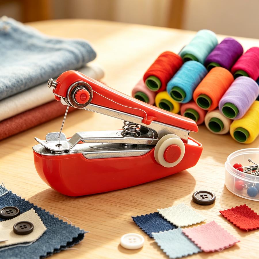 6/11 stuks draagbare mini-naai - Mini Electric Sewing Machine Handheld recensie en prijs
