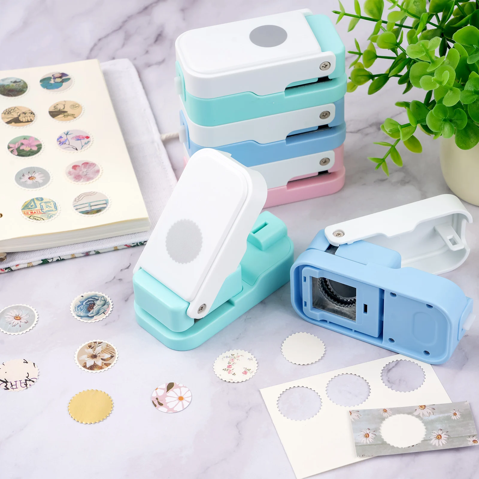 Layering Postzegel Cirkel Papi - Scrapbooking recensie en prijs