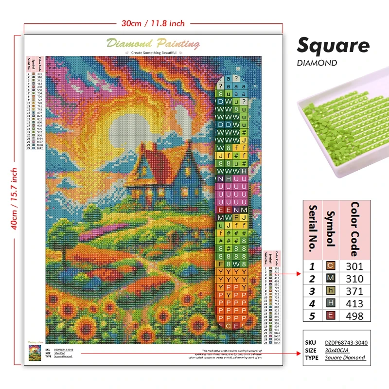 5D DIY Diamant Schilderij Kit  - 5D Diamond Painting Kit Full Drill recensie en prijs
