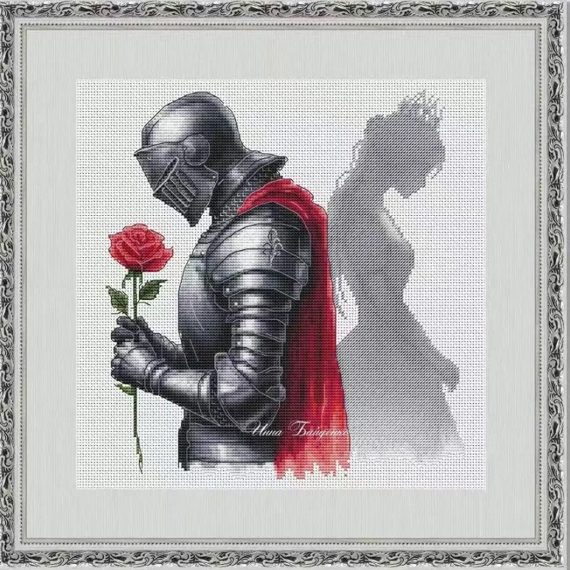 [[CC4971 - Knight in Love] DIY - Cross Stitch Stamped Kits Beginners recensie en prijs