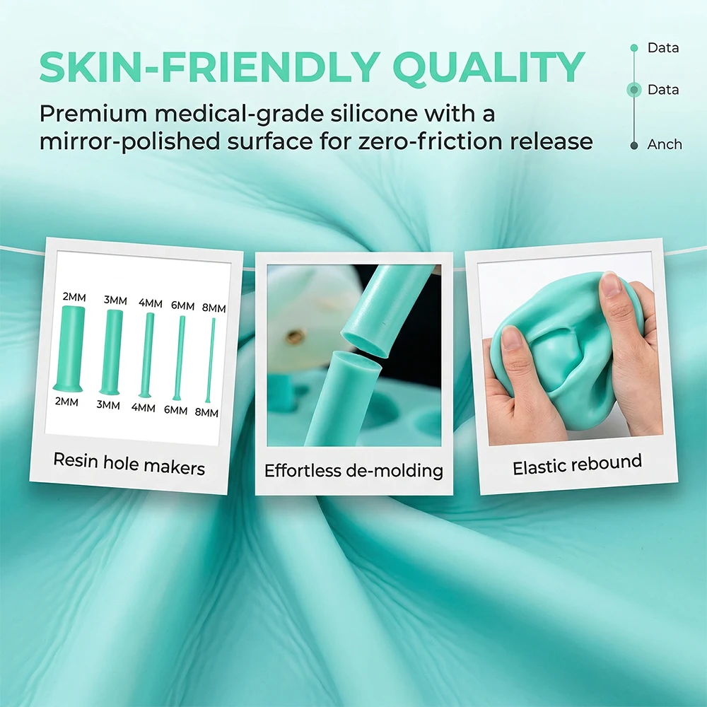 35-delige harsgatopener set 2- - Silicone Epoxy Resin Molds Set recensie en prijs