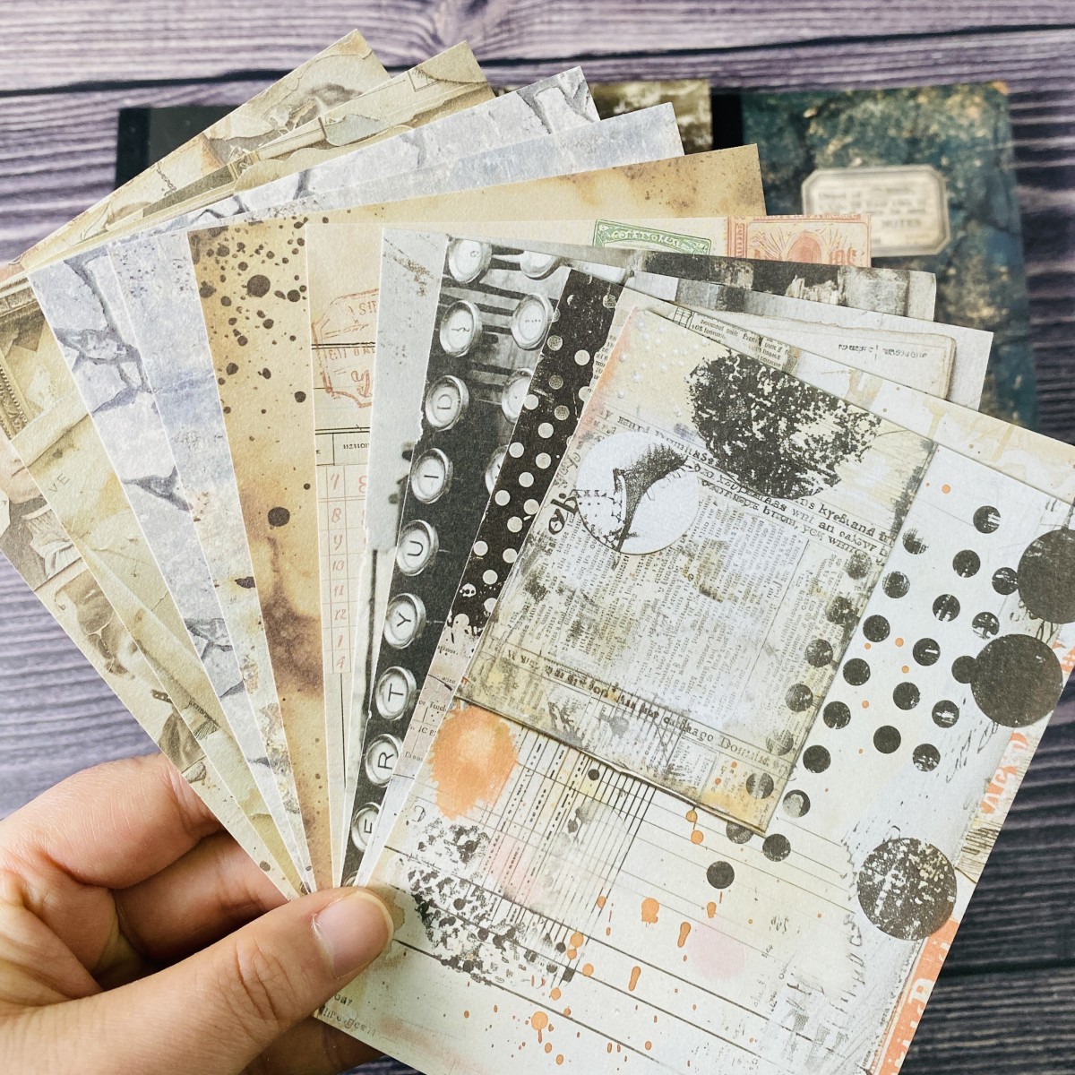 100 vellen Vintage Scrapbook P - Vintage Junk Journal Scrapbooking Paper recensie en prijs