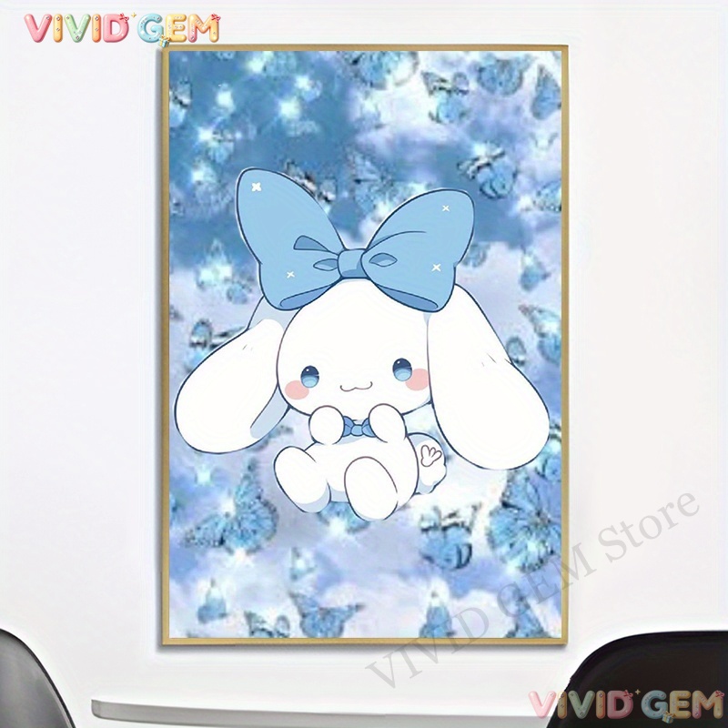 VIVID GEM Sanrio Blue Cloud Ci - 5D Diamond Painting Kit Full Drill recensie en prijs