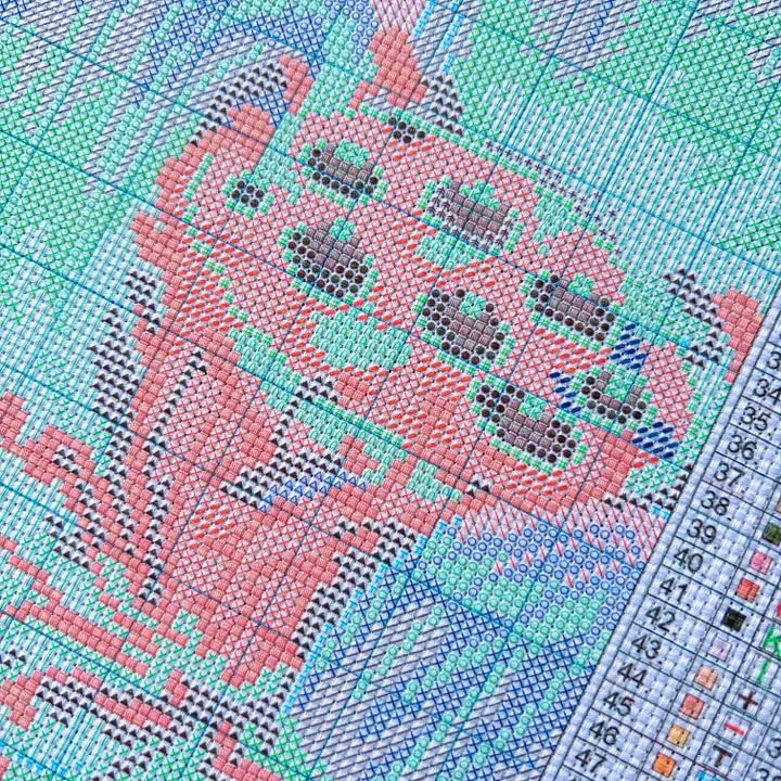 [[CC5130-66 Route Christmas Re - Cross Stitch Stamped Kits Beginners recensie en prijs