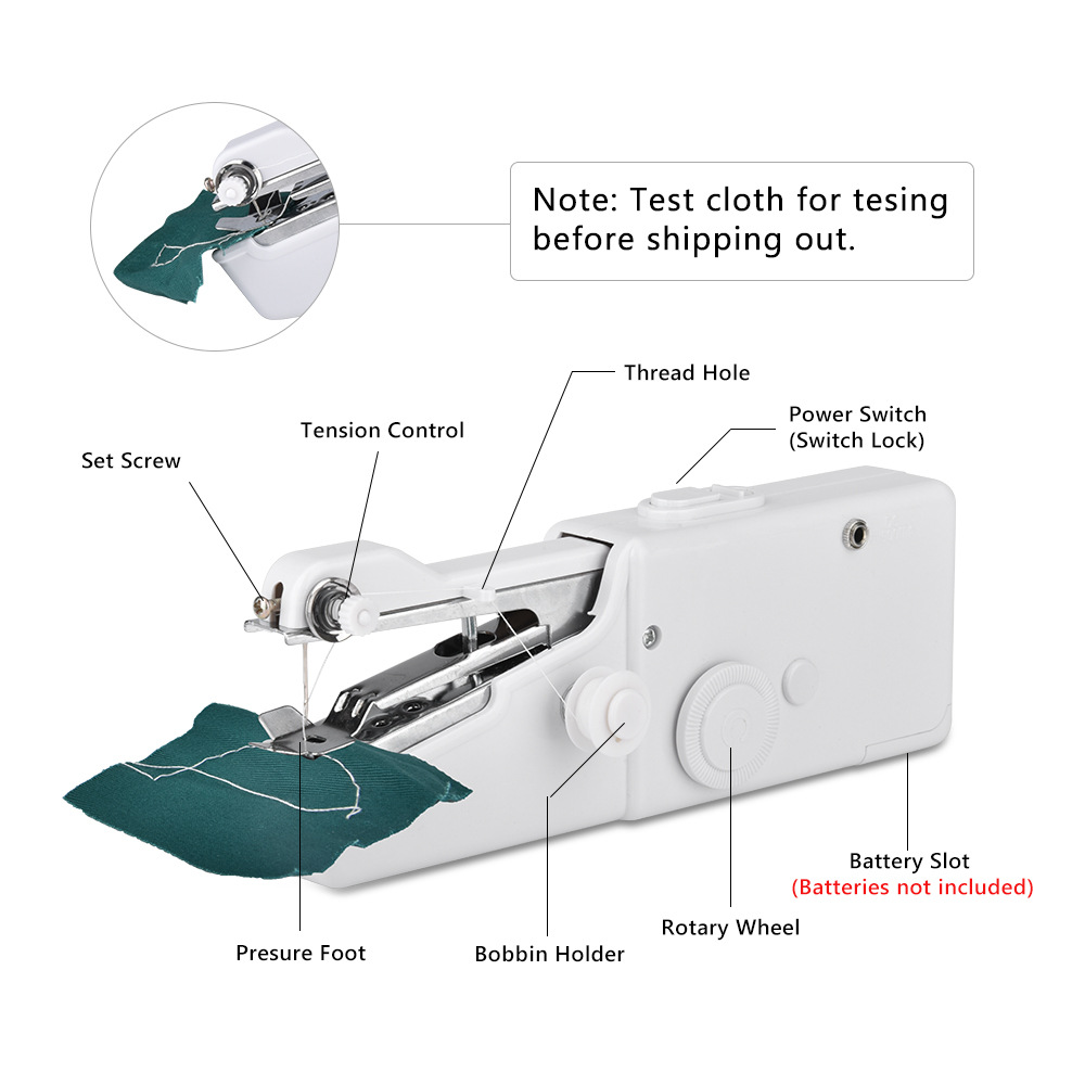 Mini Draagbare Handheld Naaima - Mini Electric Sewing Machine Handheld recensie en prijs